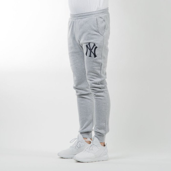 Majestic Athletic spodnie dresowe Renod Basic Slim Jogger New York Yankees grey MNY2370E2