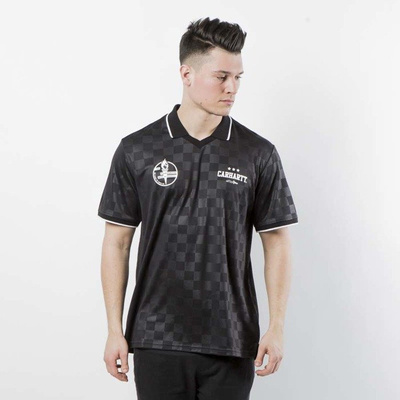 Carhartt WIP S/S Stadium Polo black / white 