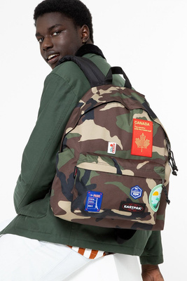 Eastpak Padded Pak'r Patched Backpack camo