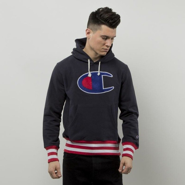 Champion bluza sweatshirt Reverse Weave Sweat Hoody navy 2098763S16-2192