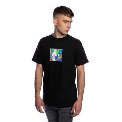 Koszulka HUF Acid House Box Logo S/S czarna