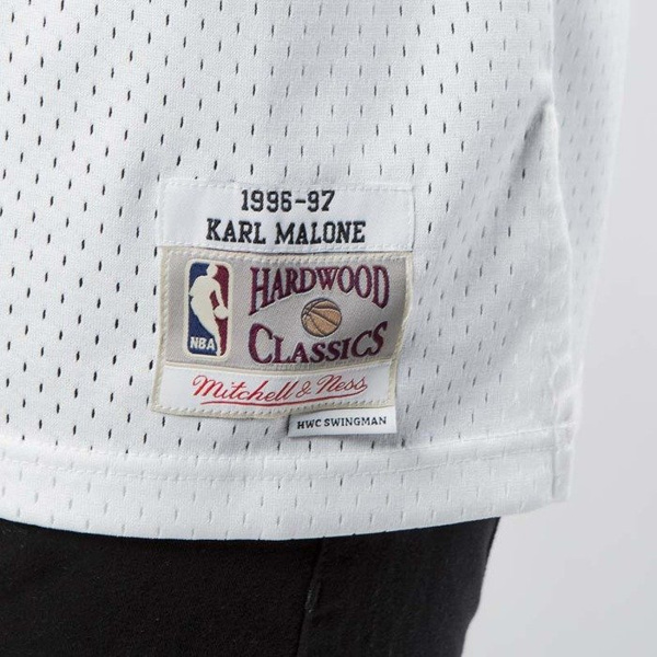 Koszulka Mitchell & Ness Utah Jazz #32 Karl Malone white Swingman Jersey