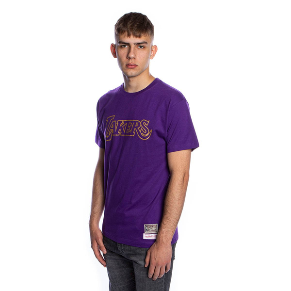 Koszulka Mitchell & Ness Los Angeles Lakers fioletowa Midas Tee
