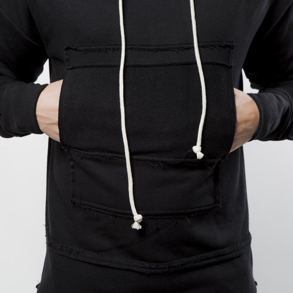 Urban Flavours bluza Mental Hybrid Hoodie black