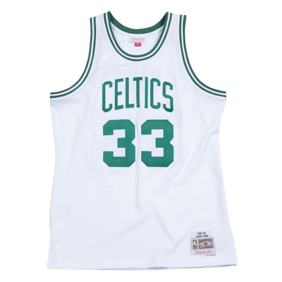 Mitchell & Ness Boston Celtics #33 Larry Bird white Swingman Jersey