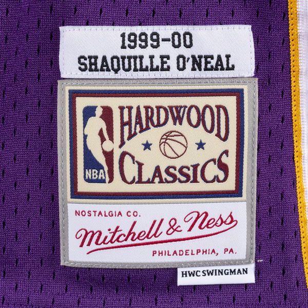 Koszulka Mitchell & Ness Los Angeles Lakers #34 Shaquille O'Neal purple Swingman Jersey