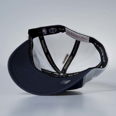 Czapka Mitchell & Ness stretch fit Washington Wizards navy Mesh Flex Trucker