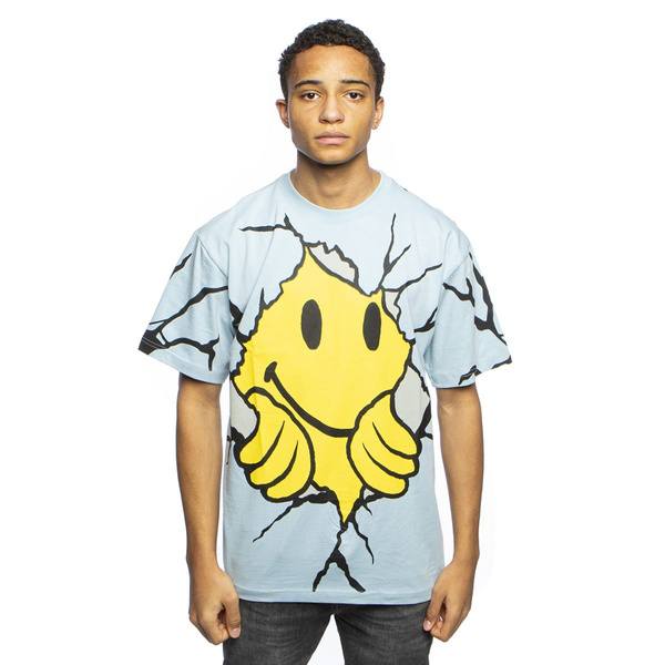 Koszulka Chinatown Market Smiley Dry Wall Breaker Tee niebieska