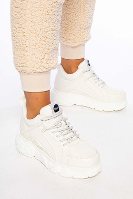 Damskie spodnie dresowe Fila Women Yule Sherpa Pants ecru