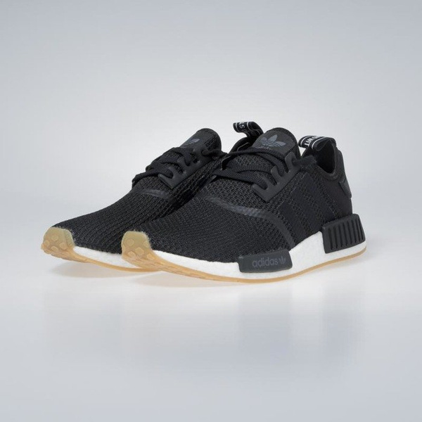 Sneakers buty Adidas Originals NMD_R1 black/black/gum (B42200)