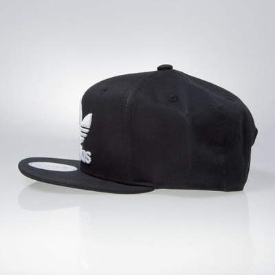 Czapka snapback Adidas Originals Ac Cap Tre Flat black / white (S95077)