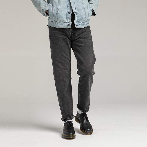 Spodnie Levi's 501 93 Cropped Up Jeans Pants grafitowe