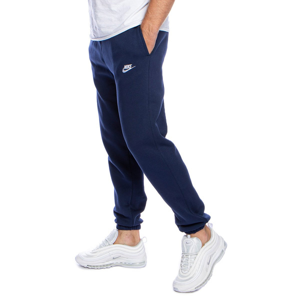 Spodnie dresowe Nike Club Fleece Sweatpants granatowe