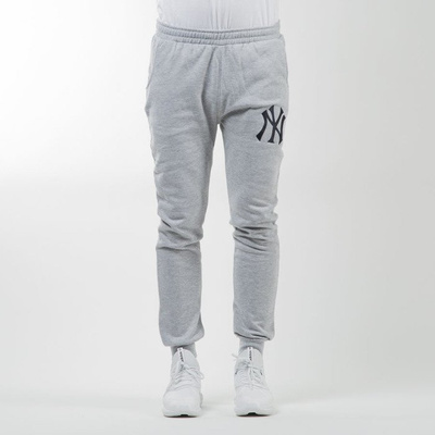 Majestic Athletic spodnie dresowe Renod Basic Slim Jogger New York Yankees grey MNY2370E2