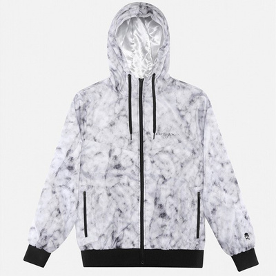 Cayler & Sons  jacket Infinity Windbreaker white marble / black WL-CAY-AW16-AP-02-02