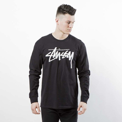 Stussy Longsleeve Old Stock LS Tee black
