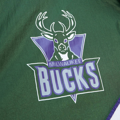 Mitchell & Ness Milwaukee Bucks Arched Retro Lined Windbreaker multi/white