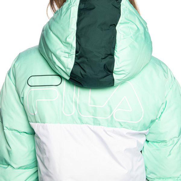 Damska kurtka zimowa Fila Women Lavita Padded Jacket miętowa