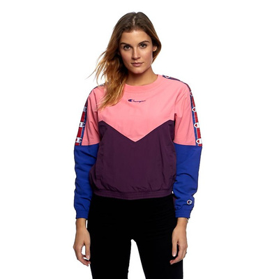 Bluza damska Champion Reverse Weave Crewneck Top pink/purple
