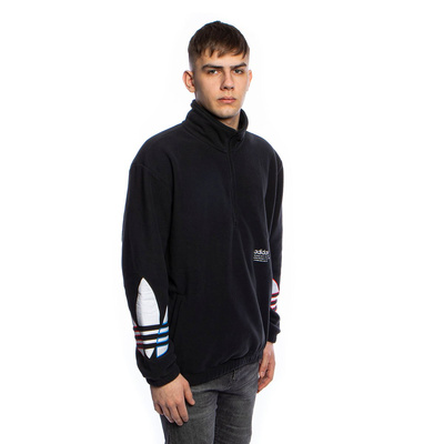 Bluza Adidas Originals Tricol Half-Zip Polar Fleece Sweatshirt czarna