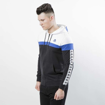 Kappa bluza Authentic Anabe black / white / blue 303WFG0-908