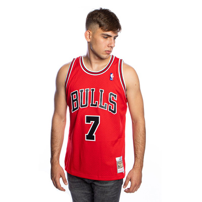 Mitchell & Ness Chicago Bulls #7 Toni Kukoc red / black Swingman Jersey 