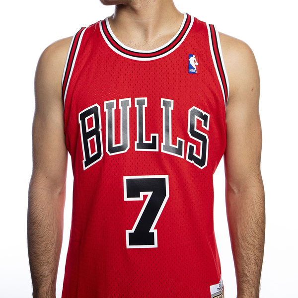 Koszulka Mitchell & Ness Chicago Bulls #7 Toni Kukoc czerwona Swingman Jersey