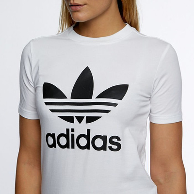 Koszulka damska Adidas Originals Trefoil Tee white/black
