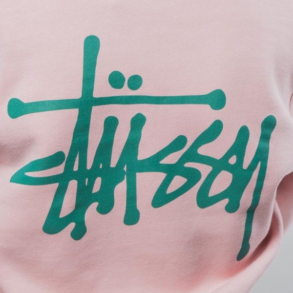 Bluza damska Stussy WMNS sweatshirt Basic Stussy Zip Hood dusty rose