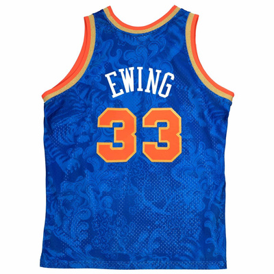Koszulka Mitchell & Ness New York Knicks #33 Patrick Ewing CNY 4.0 Swingman Jersey niebieska
