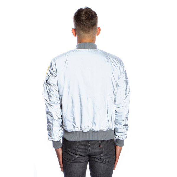 Kurtka Alpha Industries MA-1 Nasa Reflective Jacket srebrna