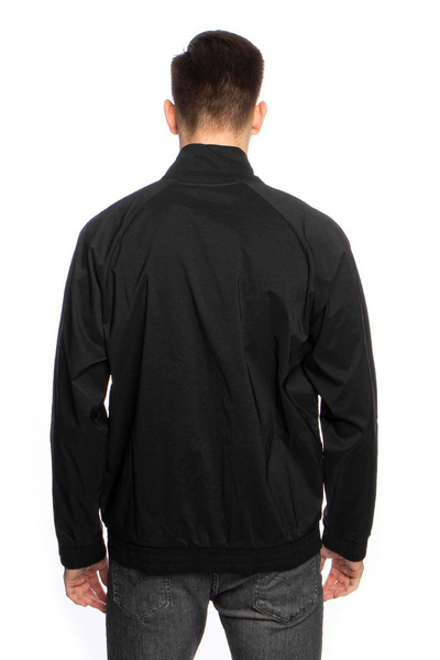 Kurtka Champion Reflective Logo Mesh Panel High Neck Zip-Up Top Jacket czarna