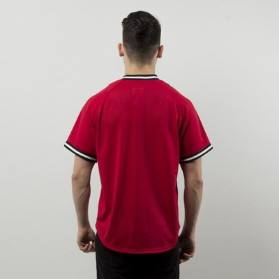 Koszulka Mitchell & Ness jersey Chicago Bulls red Seasoned Pro Mesh Button Front