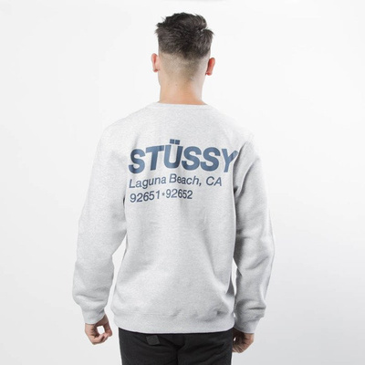 Stussy sweatshirt Surf & Sport Crew Ash Heather