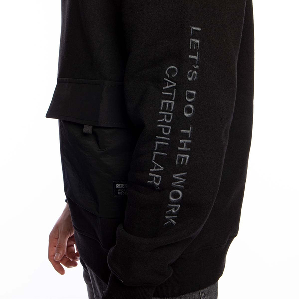 Bluza Caterpillar Lets Do The Work Hoodie czarna