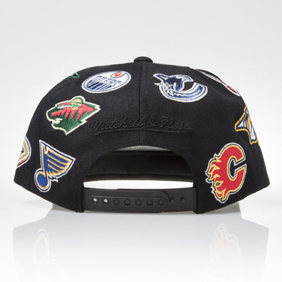 Mitchell & Ness cap snapback NHL Western black ALL OVER EU879