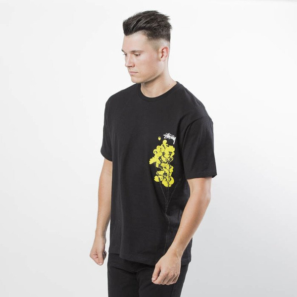 Stussy koszulka Dead Flowers Tee black