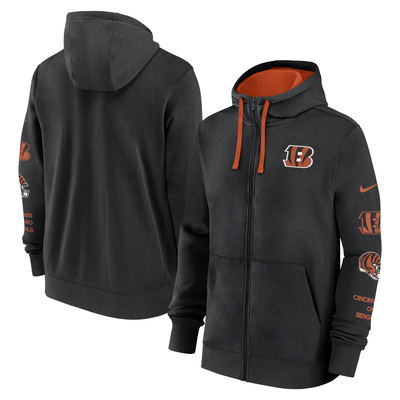 Bluza Nike Men's NFL Feece Hoodie Cincinnati Bengals Black/University Orange 