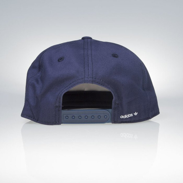 Czapka snapback Adidas Originals Ac Cap Tre Flat navy / white (S95078)