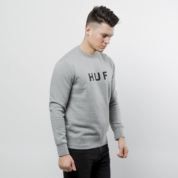Bluza HUF Original Logo Crew heather grey