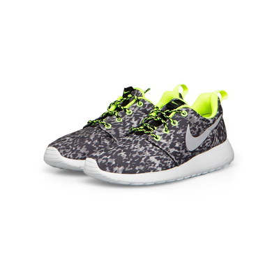 Nike WMNS Rosherun Print cool grey/wolf grey-volt-black (599432-070)