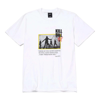 HUF Kill Bill Death List Tee white