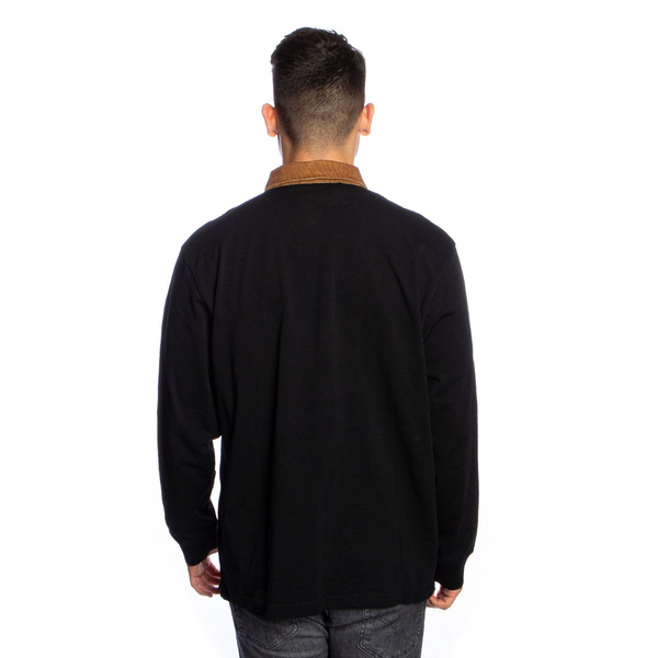 Koszulka Longsleeve Carhartt WIP L/S Cord Rugby Polo czarna