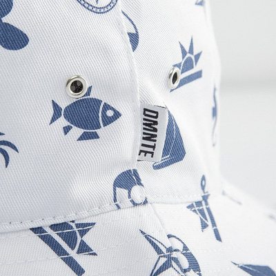 Diamante Wear kapelusz bucket hat Marine white 