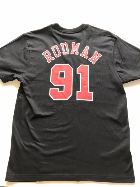 Koszulka Mitchell & Ness NBA N&N Tee Chicago Bulls Denis Rodman #91 black