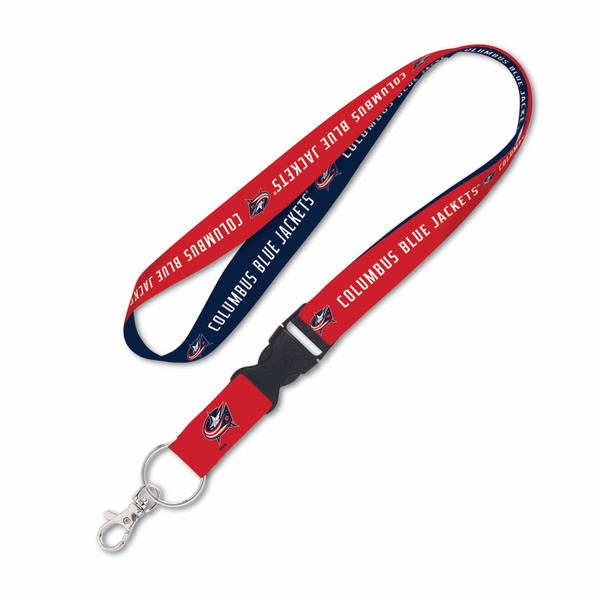 Smycz WinCraft NHL Lanyard w/detachable buckle 1" Columbus Blue Jackets