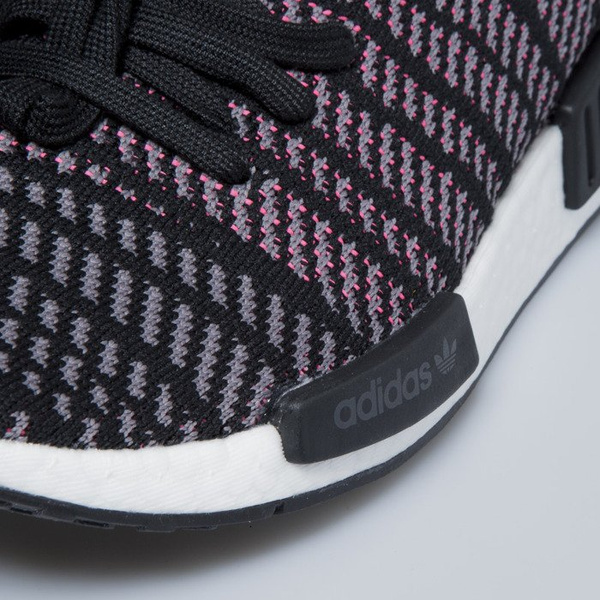 Sneakers buty Adidas Originals NMD_R1 STLT PK core black / grey four / solar pink CQ2386