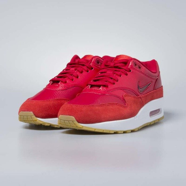Sneakers buty damskie Nike Air Max 1 Premium SC gym red / gym red - speed red AA0512-602