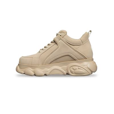 Buty damskie Buffalo London CLD Corin Sneaker [Peta Approved Vegan] beżowe (BN16303961)