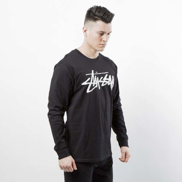 Koszulka Stussy Longsleeve Old Stock LS Tee black